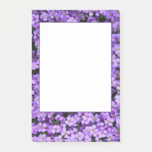 Post-it® Fleurs violettes encadrées Post it Notes Fleurs vi