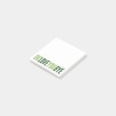 Post-it® Flirty Love You Green Boyfriend Sticky Note (Incliné)