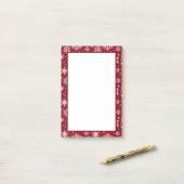 Post-it® Flocon de neige (Sur un bureau)