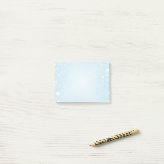 Post-it® Flocon de neige (Sur un bureau)