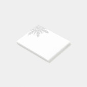 Post-it® Flocon de neige blanc d'hiver (Incliné)