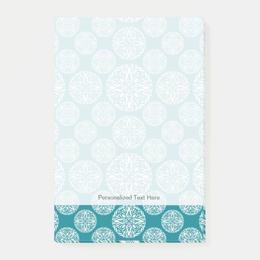 Post-it® Flocon de neige floral d'hiver (Devant)