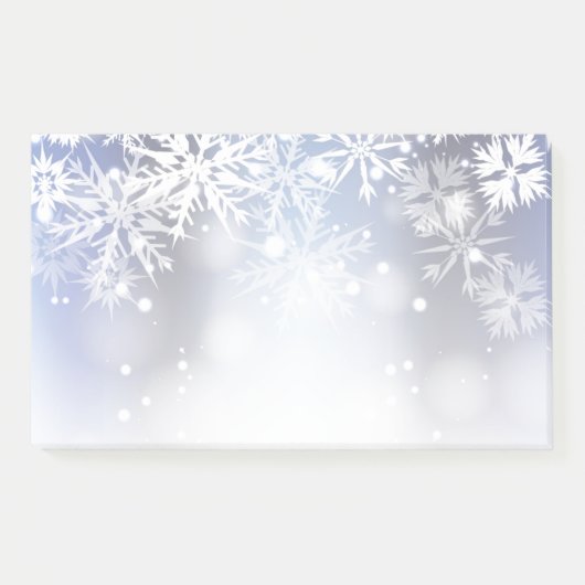 Post-it® Flocons de neige de Courrier--Note-Vacances (Devant)