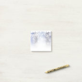 Post-it® Flocons de neige de Courrier--Note-Vacances (Sur un bureau)