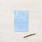 Post-it® Flocons de neige de Courrier--Note-Vacances (Sur un bureau)