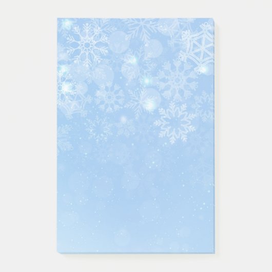 Post-it® Flocons de neige de Courrier--Note-Vacances (Devant)