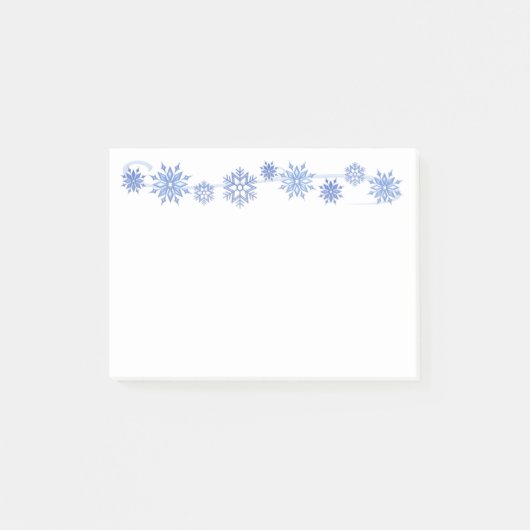Post-it® Flocons de neige d'hiver  (Devant)