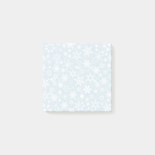 Post-it® Flocons de neige sur le bleu (Devant)