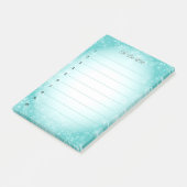 Post-it® Flocons de neige sur un dégradé bleu clair (Incliné)