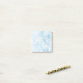 Post-it® Flocons de Noël sur fond bleu (Sur un bureau)