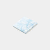 Post-it® Flocons de Noël sur fond bleu (Incliné)