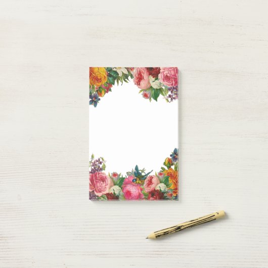 Post-it® Floral (Sur un bureau)