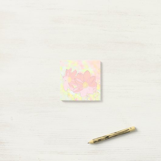 Post-it® Floral   (Sur un bureau)