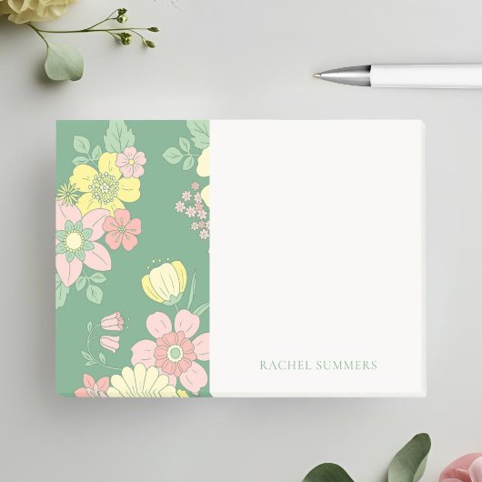 Post-it® Floral Boho moderne coloré