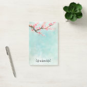 Post-it® Floral de fleurs de cerisiers roses d'Aqua (Bureau)