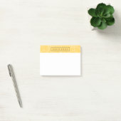 Post-it® Floral de jaune de pré simplement personnalisé (Bureau)