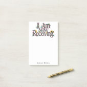 Post-it® *~* Floral JE REÇOIS MAINTENANT LE manifeste AP85  (Sur un bureau)