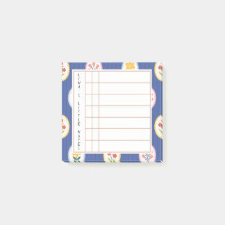 Post-it® Floral Lined Frame – Blossom Time Sticky Notes