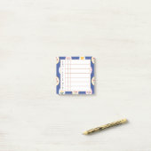 Post-it® Floral Lined Frame – Blossom Time Sticky Notes (Sur un bureau)