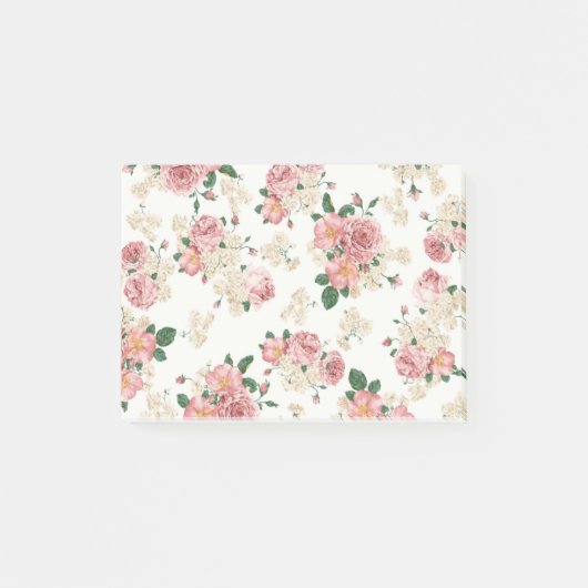 Post-it floral/pour faire des notes (Devant)