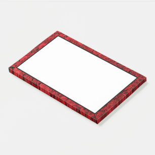 Post-it® Floral rouge chic