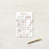 Post-it® Floral To-Do List (Sur un bureau)