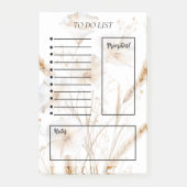 Post-it® Floral To-Do List (Devant)