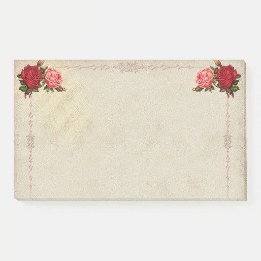 Post-it® Floral Vintage  (Devant)