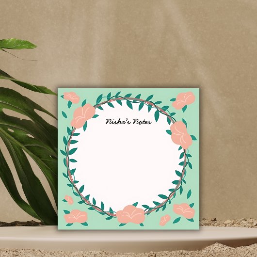 Post-it® Floral Wreath – Botanical Greenhouse Sticky Notes