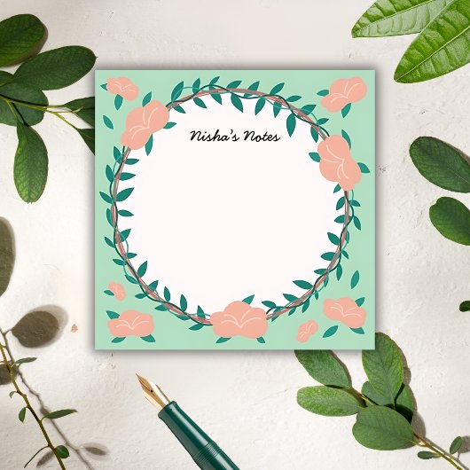 Post-it® Floral Wreath – Botanical Greenhouse Sticky Notes
