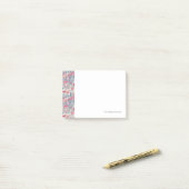 Post-it® Flore avec oiseau et papillon (Sur un bureau)