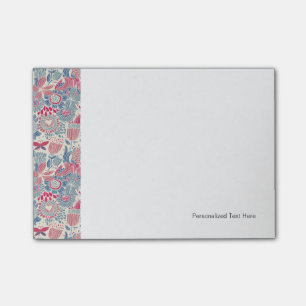 Post-it® Flore avec oiseau et papillon