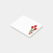 Post-it® Flore des roses rouges - Fleurs d'amour Botanique (Incliné)