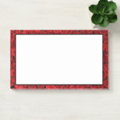 Post-it® Flore rouge chic (Bureau)
