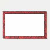 Post-it® Flore rouge chic (Devant)