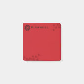Post-it® Flore rouge gras (Devant)