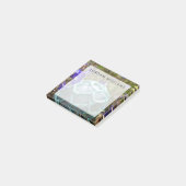 Post-it® Flotteur de pêche en verre et fleurs (Incliné)