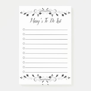 Post-it® Flourish personnalisé pour faire des notes de
