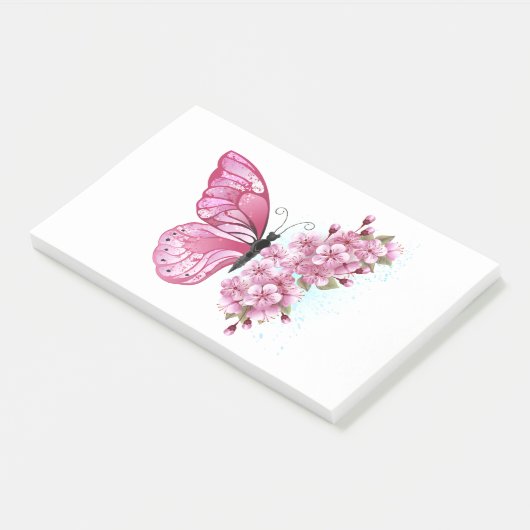 Post-it® Flower Butterfly (Incliné)