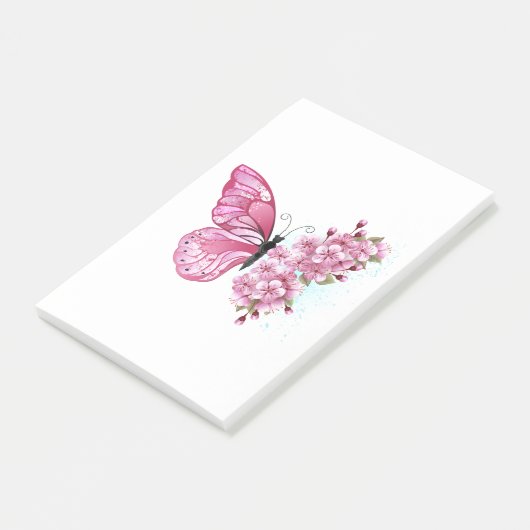 Post-it® Flower Butterfly (Incliné)