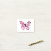 Post-it® Flower Butterfly (Sur un bureau)