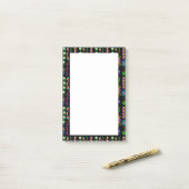 Post-it® Flower Power Bohemian Whimsical (Sur un bureau)