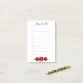 Post-it® Flowers and Things To Do Lined Notes (Sur un bureau)