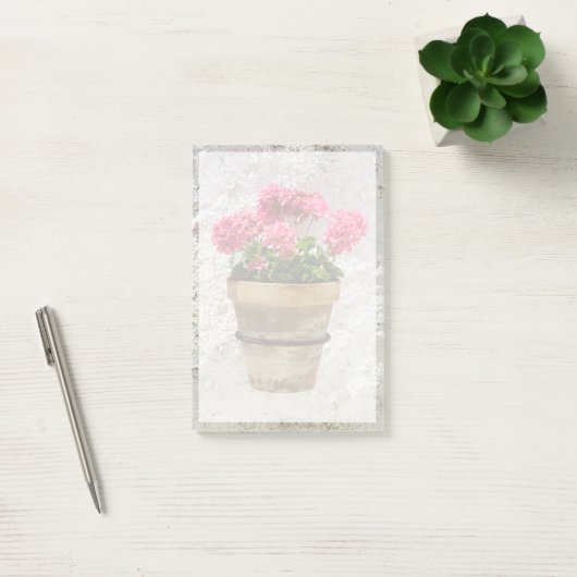 Post-it® Flowers | Geranium en Flower en Pot (Bureau)