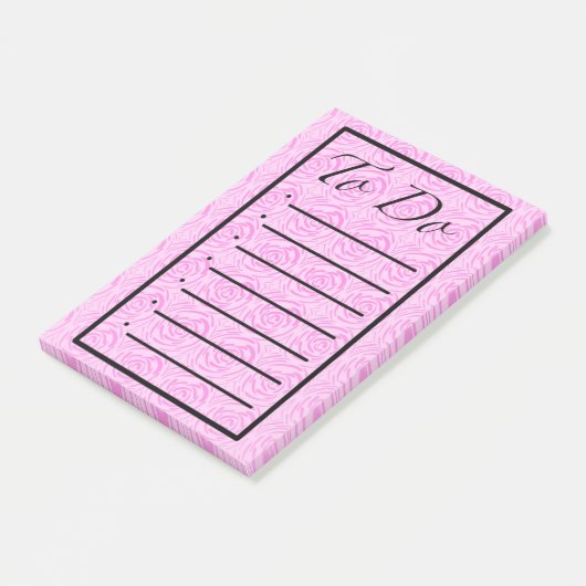 Post-it® Flowers To Do List Post it Notes (Incliné)