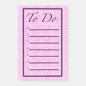 Post-it® Flowers To Do List Post it Notes (Devant)