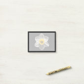 Post-it® Flowers | White Daffodil Flower (Sur un bureau)