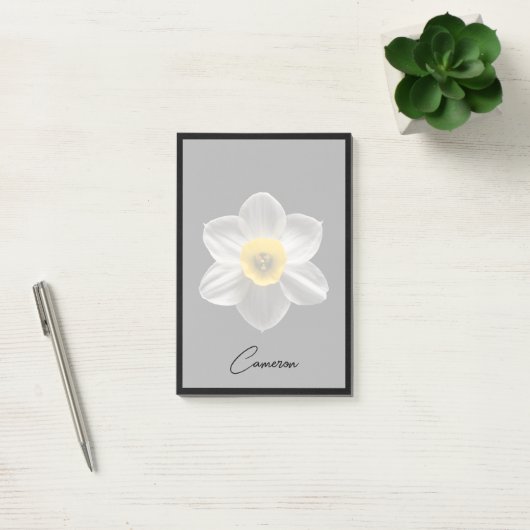 Post-it® Flowers | White Daffodil Flower (Bureau)