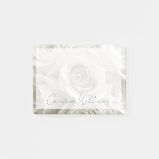 Post-it® Flowers | White Roses (Devant)