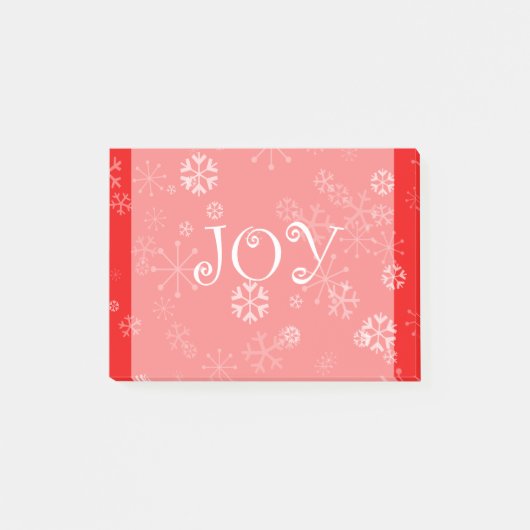Post-it® Flurys de la joie hivernale (Devant)